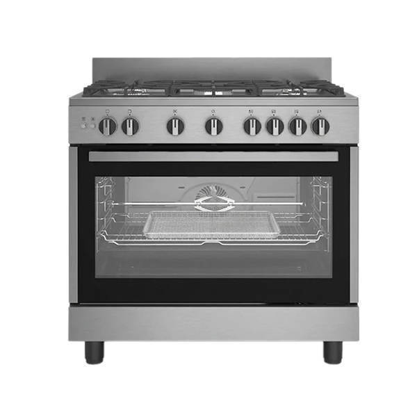 Ariston Gas Cooker 5 Burners 60*90 CM Full Safety Stainless Steel - ARR9 GGF 43129XEG