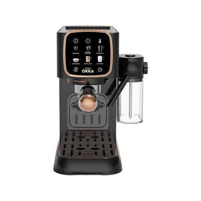 Arzum OKKA Solo M Semi Automatic Espresso Machine Black Copper OK0032-0400