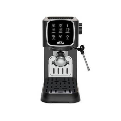 Arzum OKKA Solo Semi Automatic Espresso Machine Black Silver OK0034-05