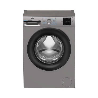 Beko Front Load Washing Machine 8KG 1200 RPM Digital Inverter Motor Silver - WFST86XS