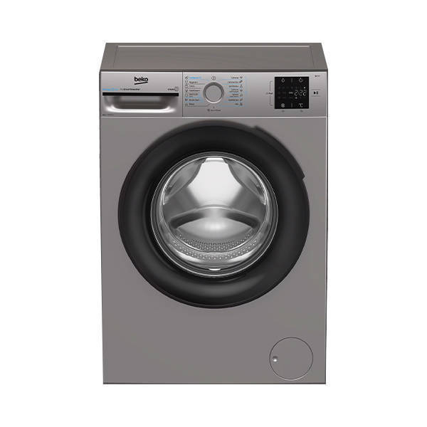 Beko Front Load Washing Machine 8KG 1200 RPM Digital Inverter Motor Silver - WFST86XS