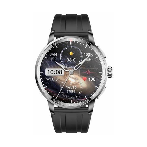 itel Horizon Smart Watch AMOLED 1.43 Inch Bluetooth Calling 100+ Sports Modes 360mAh Silver ISW-N8