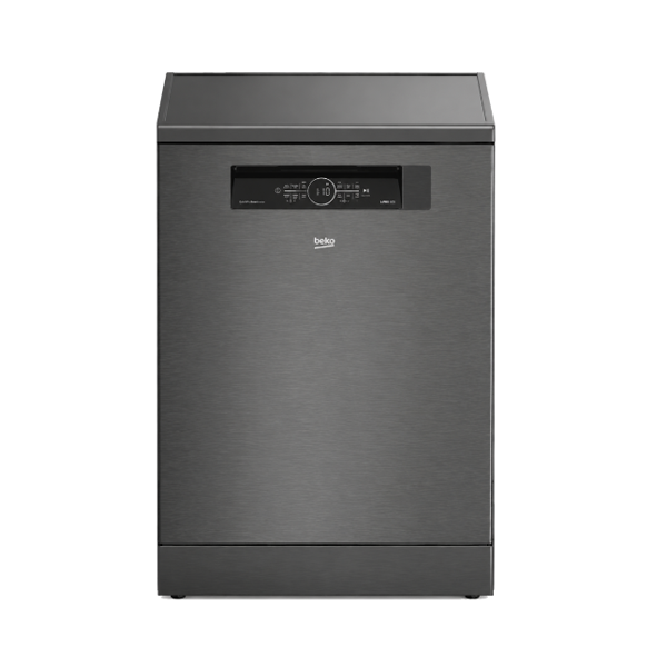 Beko Dishwasher 15 Place Setting Inverter Digital Steam Function Dark Stainless BDFN36531XCPI