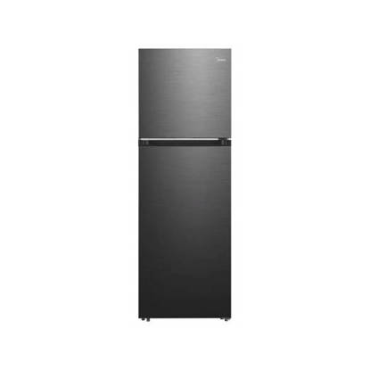 Midea No Frost Refrigerator 338 Liter 2 Doors Digital Inverter Top Freezer Black MDRT489MTN45D