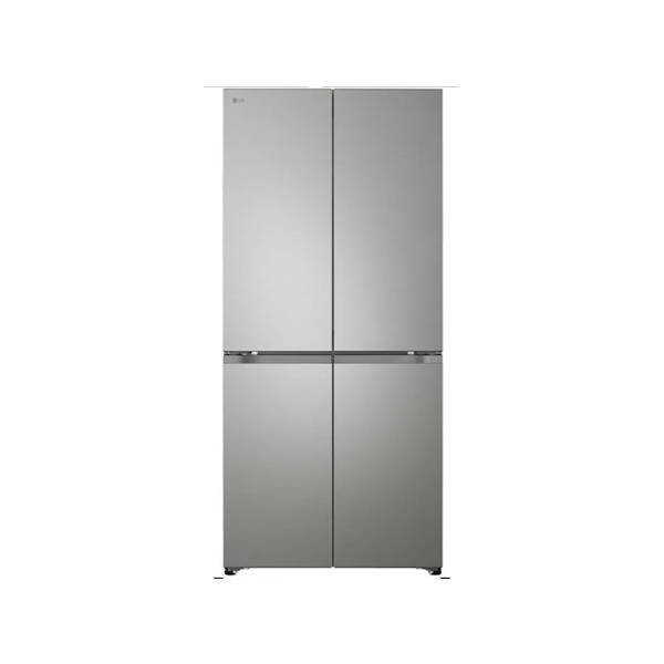 LG 4 Door Refrigerator 580Liter 19 Feet AI Inverter Linear Cooling ThinQ AI Silver GXJB18JBLRC