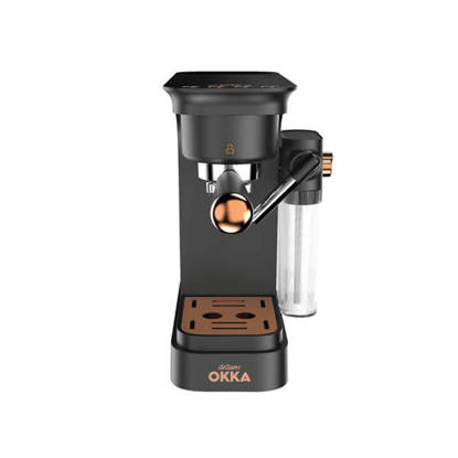 Arzum OKKA Barista Semi-Automatic Espresso Machine 1400 Watt Black & Copper OK0060-04