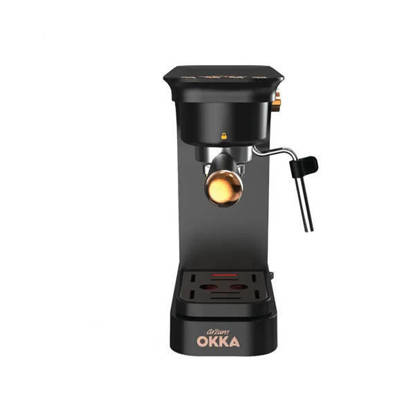 Arzum OKKA Barista Solo Semi-Automatic Espresso Machine 1400 Watt Black & Copper OK0059-04
