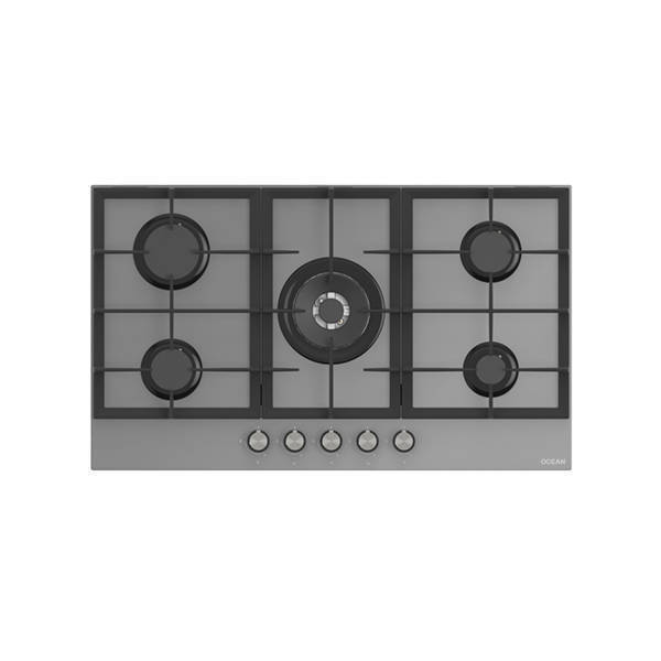 Ocean Built In Hob 5 Gas Burner 90 cm Gray OHGGR 9401 G PRO SV