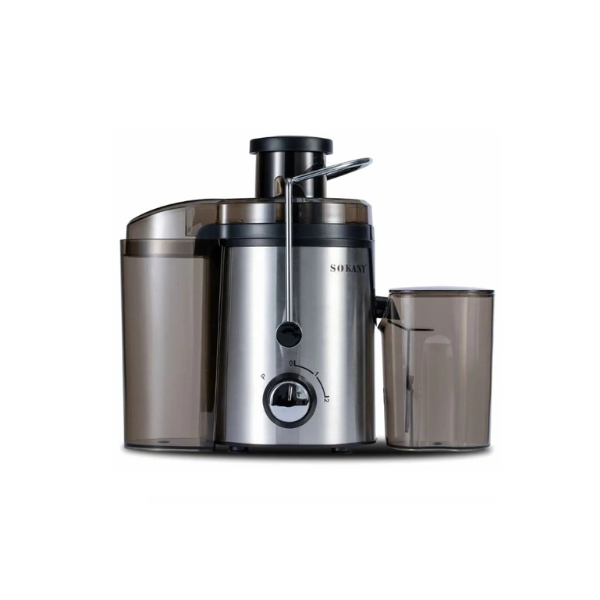 Sokany Centrifugal Juicer 1 Liter 500 Watt 2 Speeds Silver Black SK-JK-175