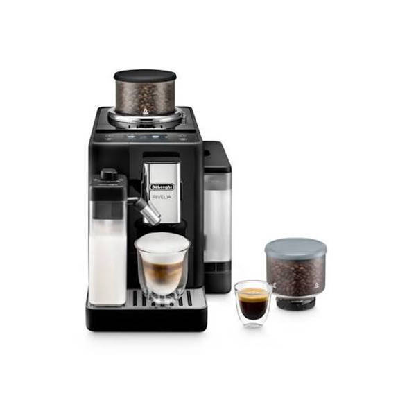 DeLonghi Rivelia Automatic Espresso Machine 19 Bar 1450W Touch Screen Black EXAM440.55.B