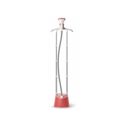 Philips 1000 Series Garment Steamer 1800 Watt 1.8 Liter with Adjustable Double Poles Red STE1020/40