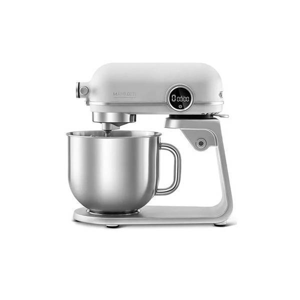 Manilotti Digital Stand Mixer 5.2 Liter 800W DC Motor White & Silver MT-PSM-01B-WT