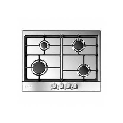 Thomson Built-in Gas Hob 60 cm 4 Burners Stainless Steel TH6G4VC/S