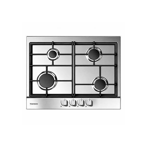 Thomson Built-in Gas Hob 60 cm 4 Burners Stainless Steel TH6G4VC/S
