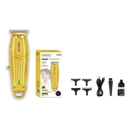 Sokany Hair Clipper 6000 - 7000 RPM Gold SK-16099